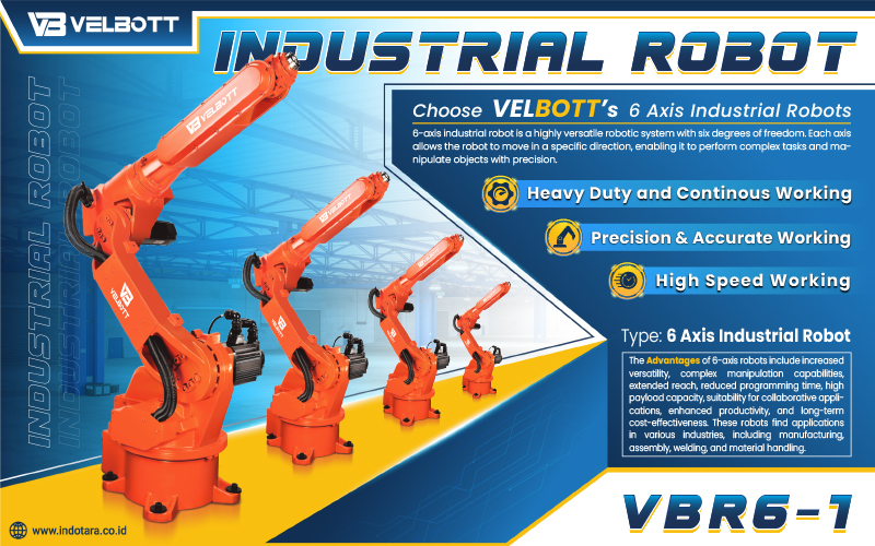 6 Axis Industrial Robot VBR6-1